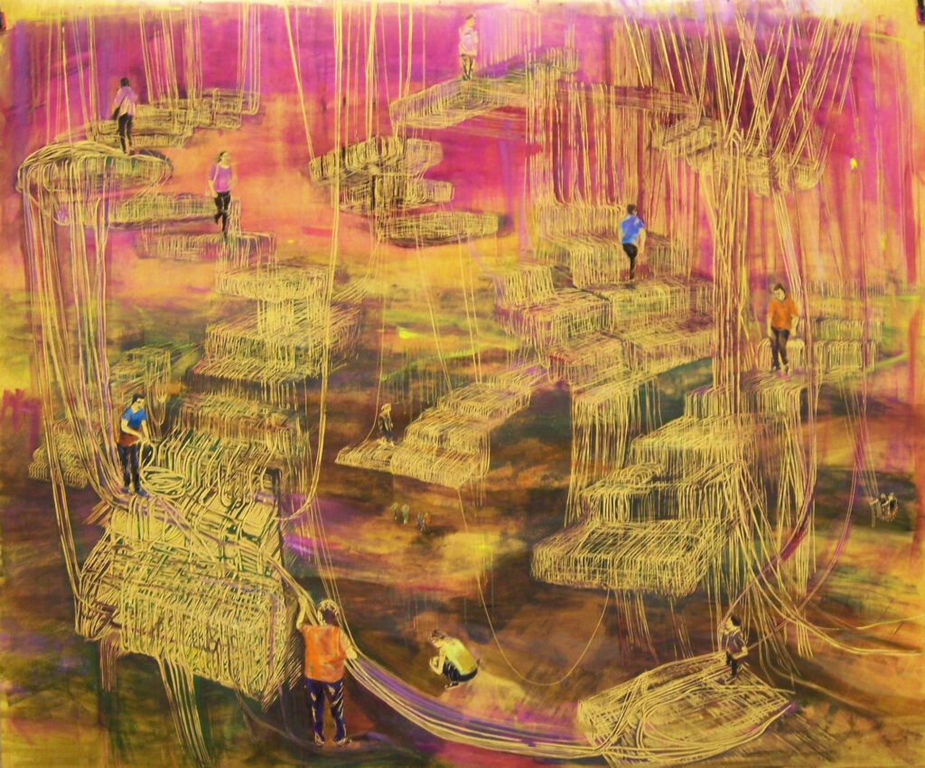 Auf-und-ab,-2016,-150-x-180-cm